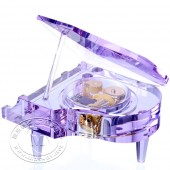 典雅紫水晶钢琴音乐盒